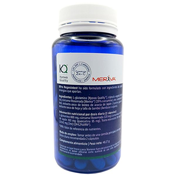 NPro Regenintest 60 Vegetable Capsules - NPRO Img 4