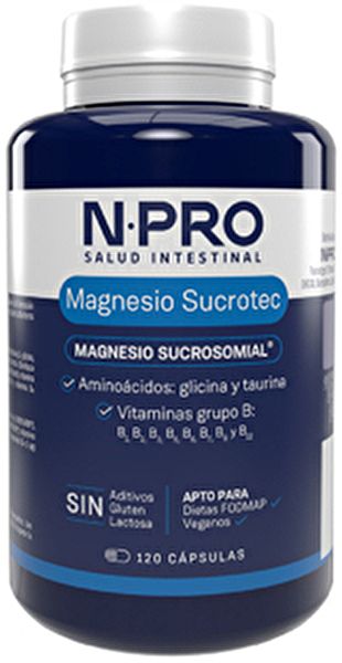 Sucrotec Magnésio 120 Cápsulas - NPRO