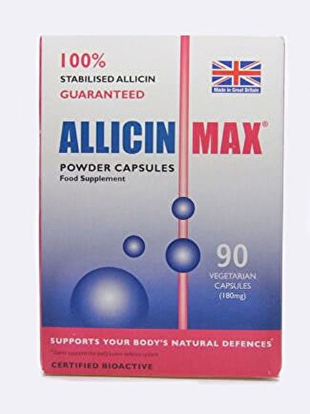 Allicinmax 90 capsules. 100% gestabiliseerde allicine Img 2