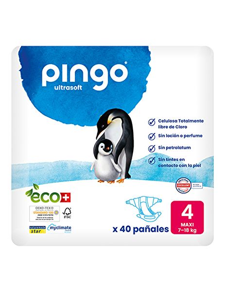 Pannolini T4 7-18 kg ECO 40 unità - PINGO