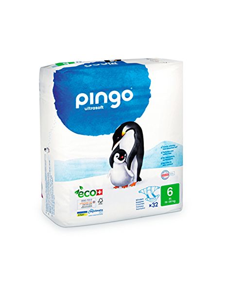 Pañales T6 15-30 kg ECO 32 uds - PINGO Img 2