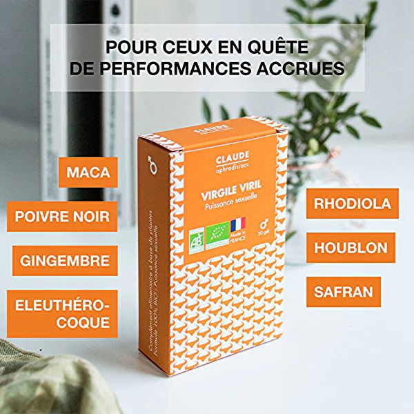 Virgile Viril 10 BIO-capsules - CLAUDE Img 2