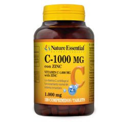 Buy ESSENTIAL NATURE VITAMIN C 1000 mg + ZINC 120 Tablets By 22,10€