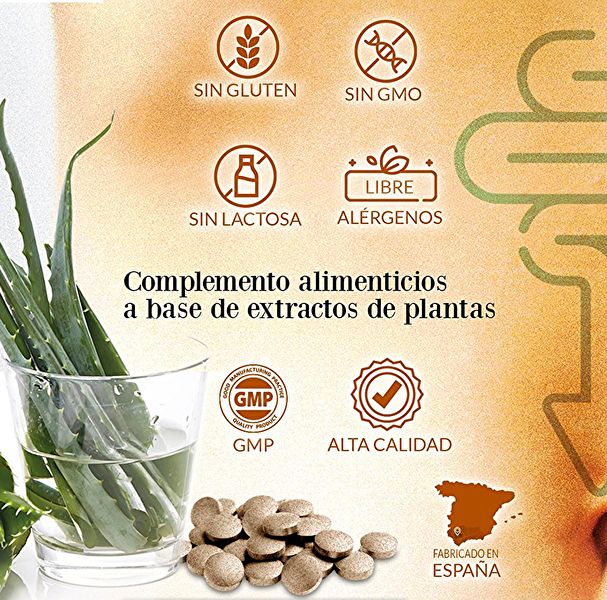 Aloe Vera 2000 mg amb Sen 60 Comp X 550 mg Img 7