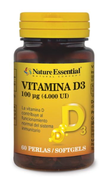 VITAMIN D3 100 mcg (4000 IE) 60 pärlor