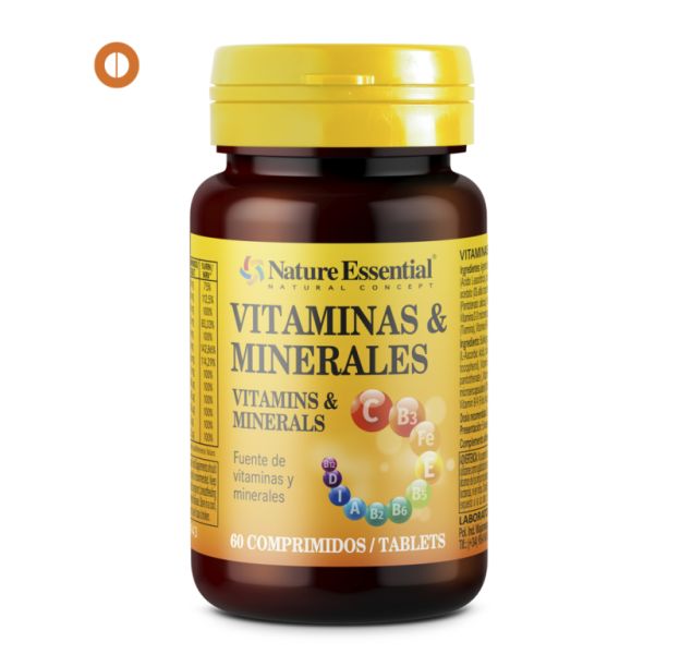 VITAMINAS E MINERAIS 60 Comp - NATUREZA ESSENCIAL