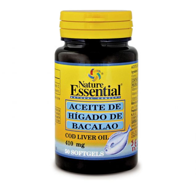 ACEITE DE HIGADO DE BACALAO 410 mg 50 Perlas