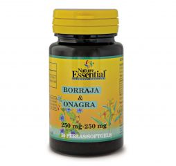 Buy ESSENTIAL NATURE BORRAJA & ONAGRA 500 mg 50 Pearls By 8,00€