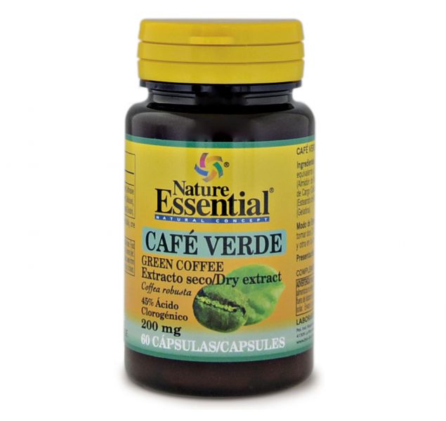 CAFÉ VERDE 200 mg EXT DRY 45% 60 Caps