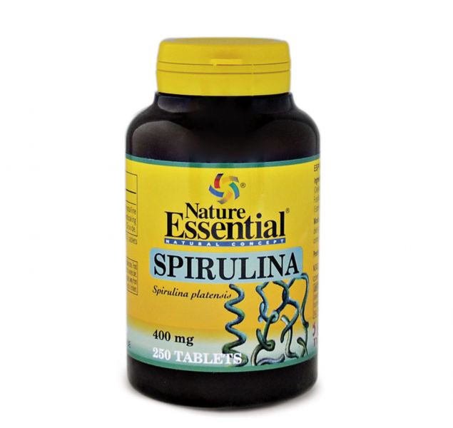 ESPIRULINA 400 mg 250 Rajoles - NATURE ESSENTIAL