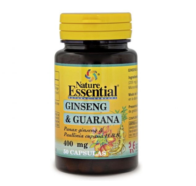 GINSENG & GUARANA 400 mg 50 capsules