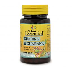 Comprar NATURE ESSENTIAL GINSENG & GUARANA 400 mg 50 Caps Por 10,40€