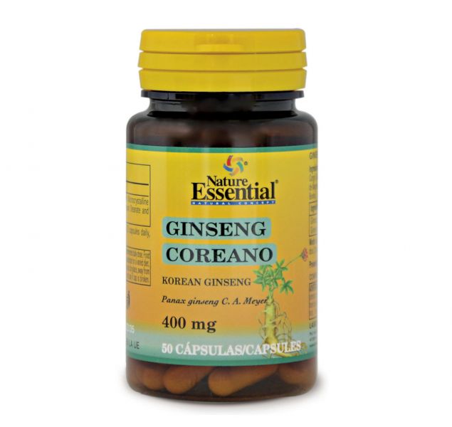 GINSENG COREANO 400 mg 50 cápsulas