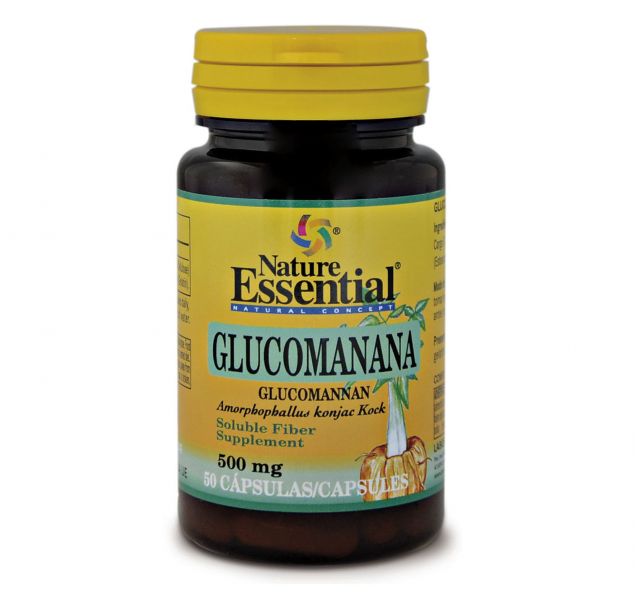 GLUCOMANAN 500 mg 50 capsules - NATURE ESSENTIAL