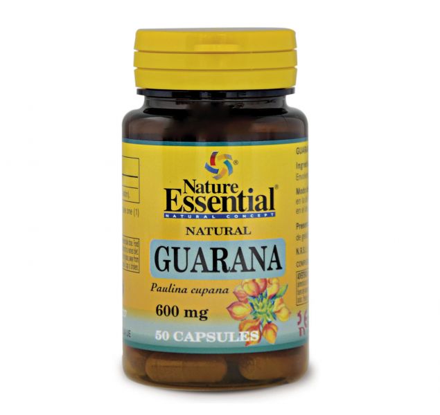 GUARANA 600 mg 50 Caps - NATURE ESSENTIAL