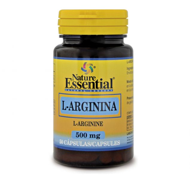 L-ARGININ 500 mg 50 kapslar - NATURE ESSENTIAL