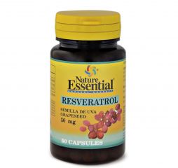 Comprar NATURE ESSENTIAL SEMILLA DE UVA 50 mg  EXT SECO 50 Caps Por 9,60€