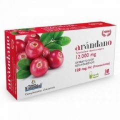 Buy ESSENTIAL NATURE RED BLUEBERRY 120 PAC. EXT DRY 30 Vcaps BLISTER By 17,00€