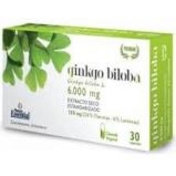 GINKGO BILOBA 6000 mg 24% / 6% EXT DROOG 30 Vcaps