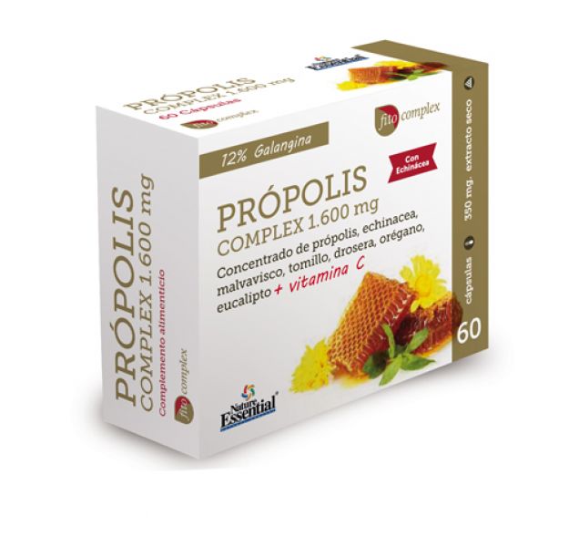 PROPOLIS COMPLEX 1600 mg EXT DROOG 60 capsules BLISTER