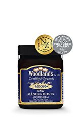 Kopen Woodland's Honey ECO Rauwe Multiflorale Manuka Honing MGO50+ 250 g Door 24,00€