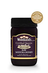 Buy Woodland's Honey Raw monofloral Manuka honey ECO MGO100+ 500 gr By 64,00€