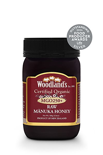 Raw monofloral Manuka honey ECO MGO250+ 500 gr