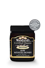 Comprare Woodland's Honey Miele grezzo monofloreale di Manuka ECO MGO350+ 250 gr Di 51,00€