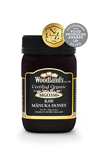 Raw monofloral Manuka honey ECO MGO350+ 500 gr