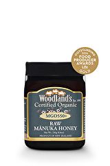 Comprare Woodland's Honey Miele grezzo monofloreale di Manuka ECO MGO550+ 250 gr Di 80,00€