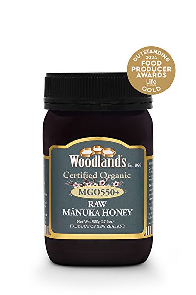 Rå monofloral Manuka honung ECO MGO550+ 500 gr