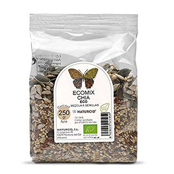 Ecomix Chia 6 Organic Seeds 250 g - NATURCID