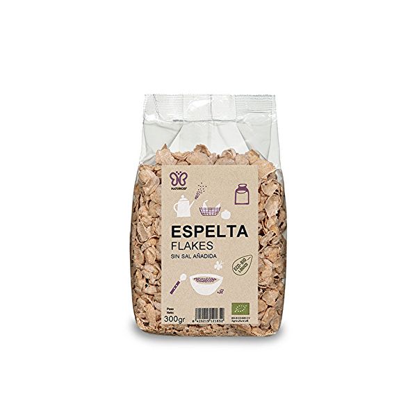 Espelta Flakes Sense Sal Eco 300 g - NATURCID