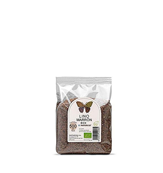 ECO Braunes Leinen 500 gr Vegan - NATURCID