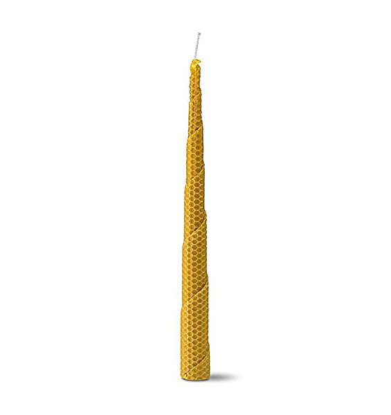 Candela di Cera Spirale 30 cm (diam.2,53cm) Nat