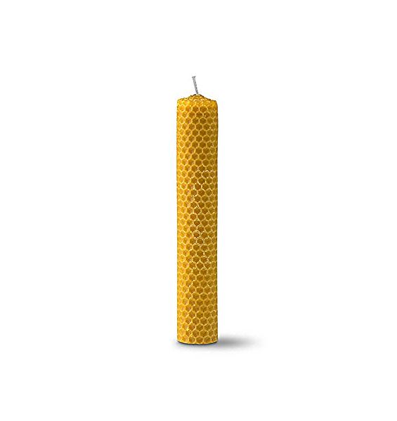 Straight Wax Candle 17 cm (diam.2.53cm) Nat