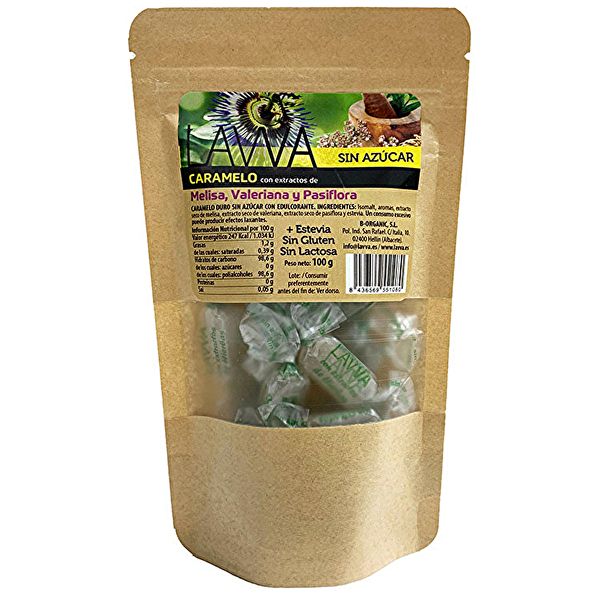 Melisa Valerian Passionflower Candy Without Sugar 100 g