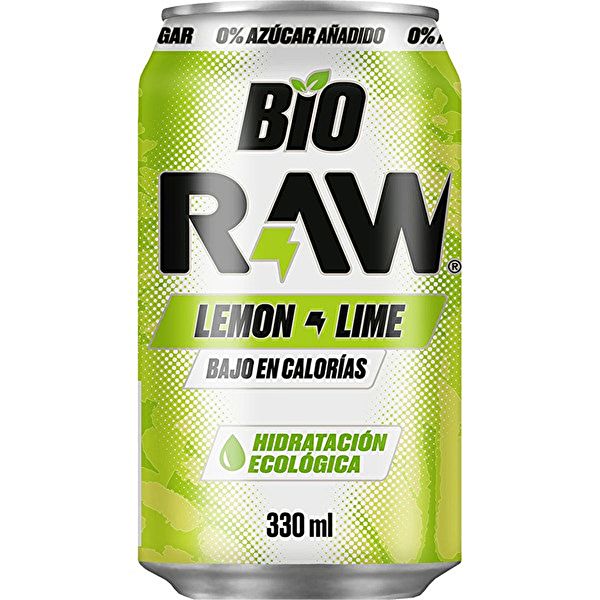 Bebida Isotónica Limón y Lima Bio 330 ml - RAW