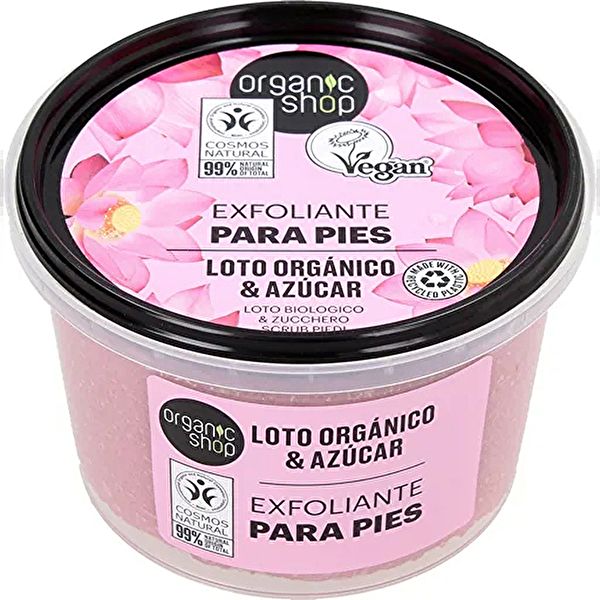 Esfoliante para pés com açúcar Lotus 250 ml