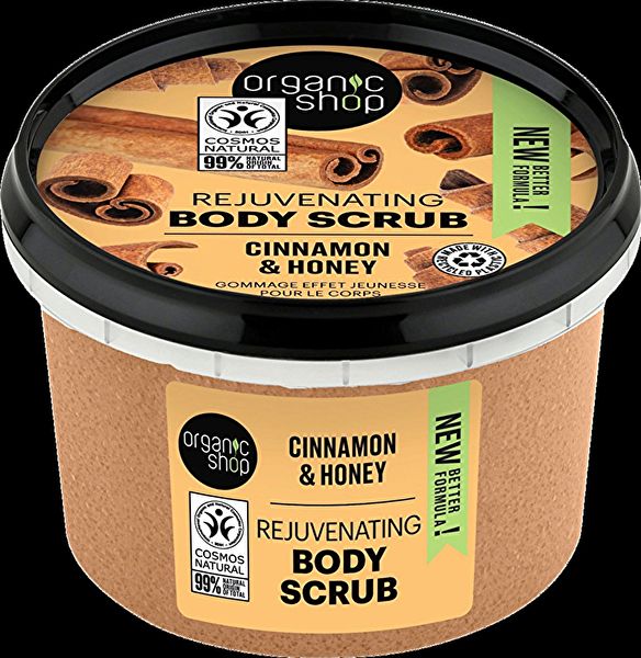 Honing en kaneel bodyscrub 250 ml - ORGANIC SHOP