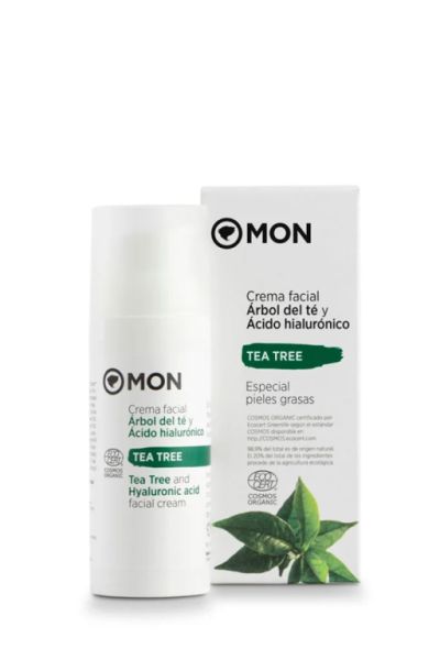 Crema viso Tea Tree e Acido Ialuronico 50 ml - MON