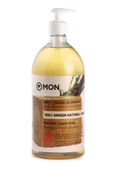 Jabón líquido de Marsella con Aceite de Oliva y Lavanda 1 L