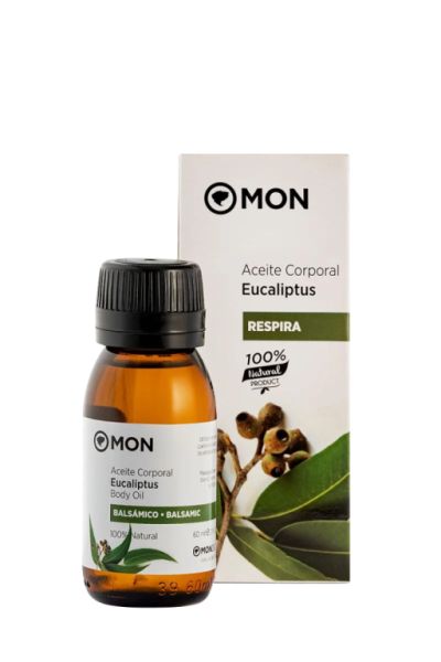 Óleo Corporal Natural de Eucalipto 60 ml - MON