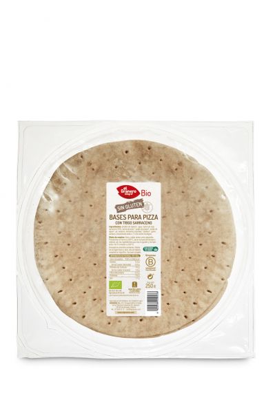 Bases de Pizza amb Blat Sarraí Sense Gluten Bio