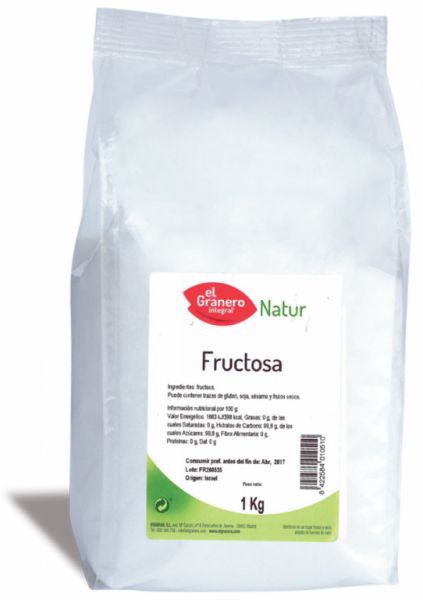 Fructosa 1 kg - El Granero Integral