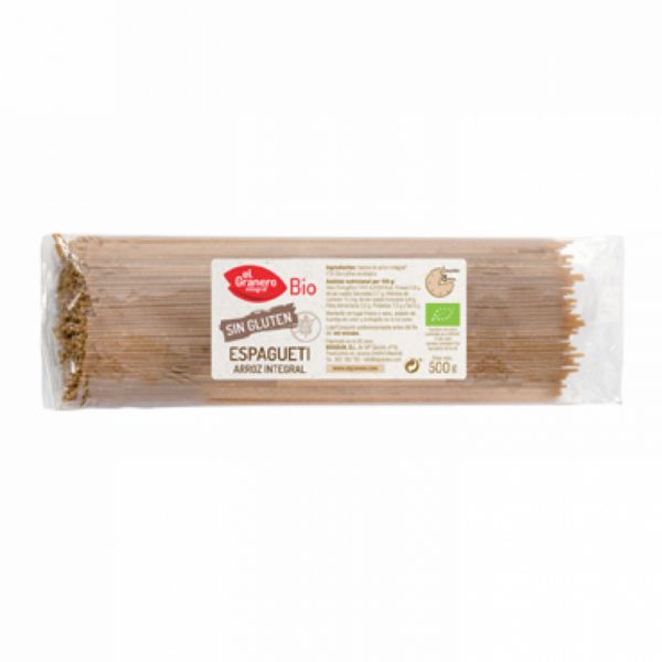 Biologische glutenvrije bruine rijstspaghetti 500g