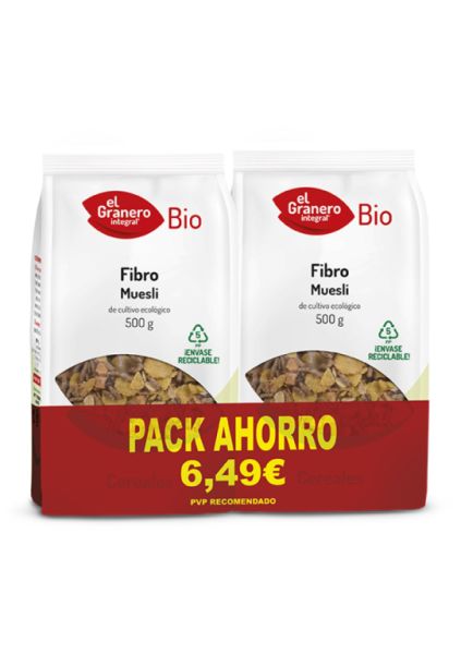 Muesli Pack 2 Fibro Bio 2 X 500 g