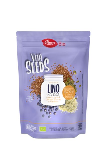 Vitaseeds 5 Biologische Zaden en Bosbessen 300 g