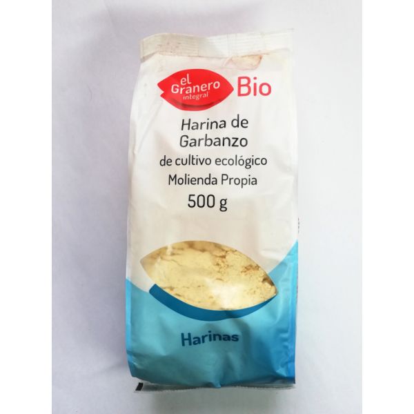 Bio-Kichererbsenmehl 500 g - El Granero Integral Img 2