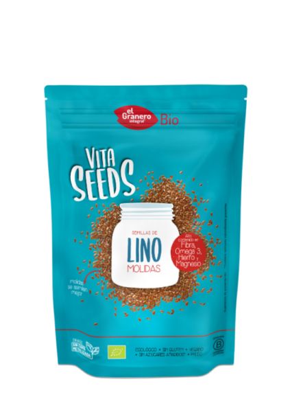 Vitaseeds Bio-Gemahlener Flachs 300 g